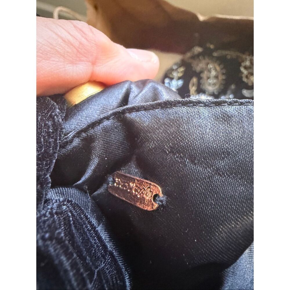 Free People Belle Velvet Bow Bag - Picture 10 of 11